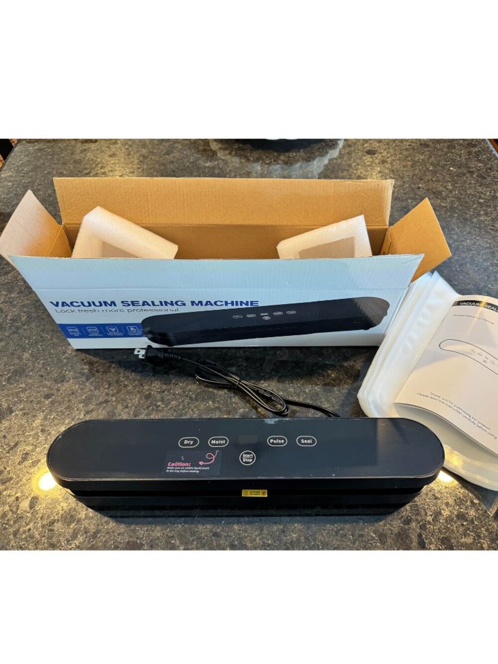 New in Box: LSA Compact Vacuum Sealer with 20 Bags - Picture 2 of 14